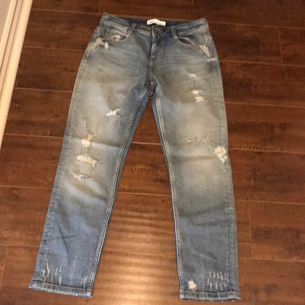 Zara jeans straight , size 02 ,
